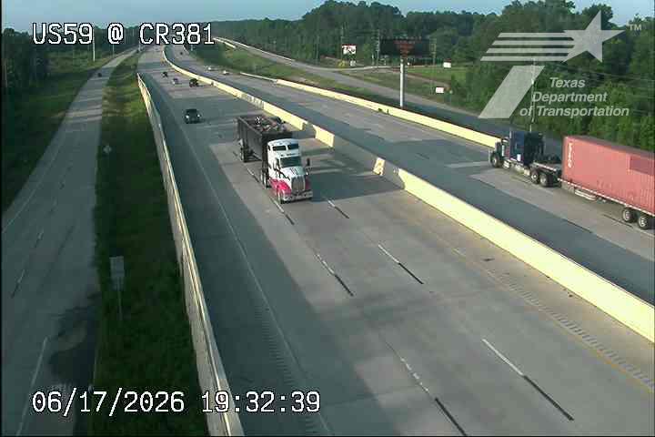 Live snapshot from BMT - US-59 @ CR 381