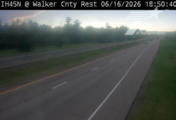 Live snapshot from IH45@Walker County Rest Area