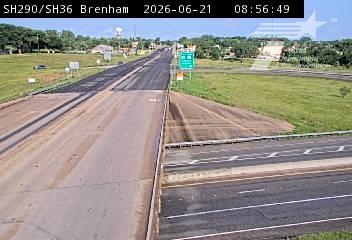Live snapshot from US290@SH36 Cloverleaf Brenham