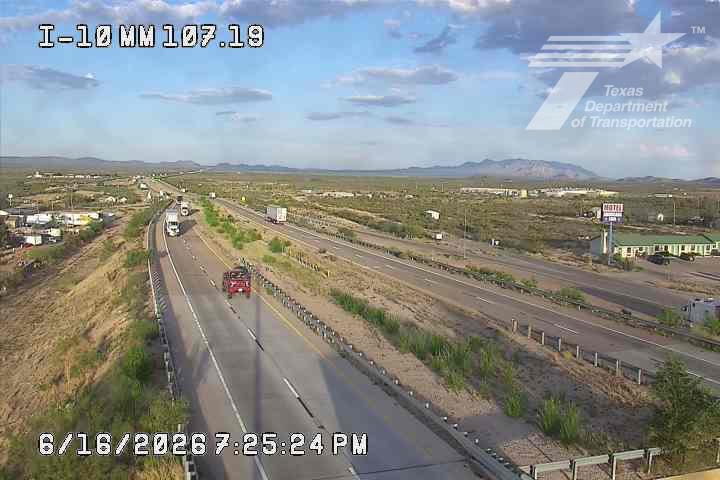 Live snapshot from IH-10 @ MM 107.19