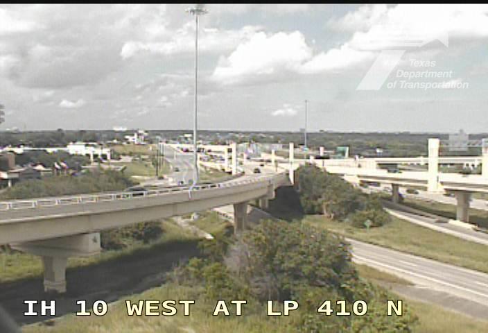 Live snapshot from IH 10 West at LP 410 N