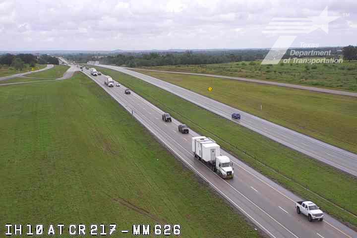 Live snapshot from IH 10 at CR 217 (MM 626)
