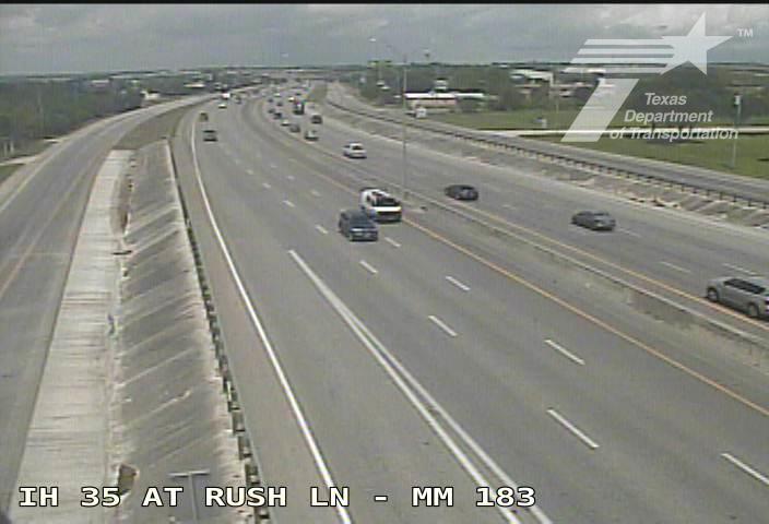 Live snapshot from IH 35 at Rusch Ln (MM 183)