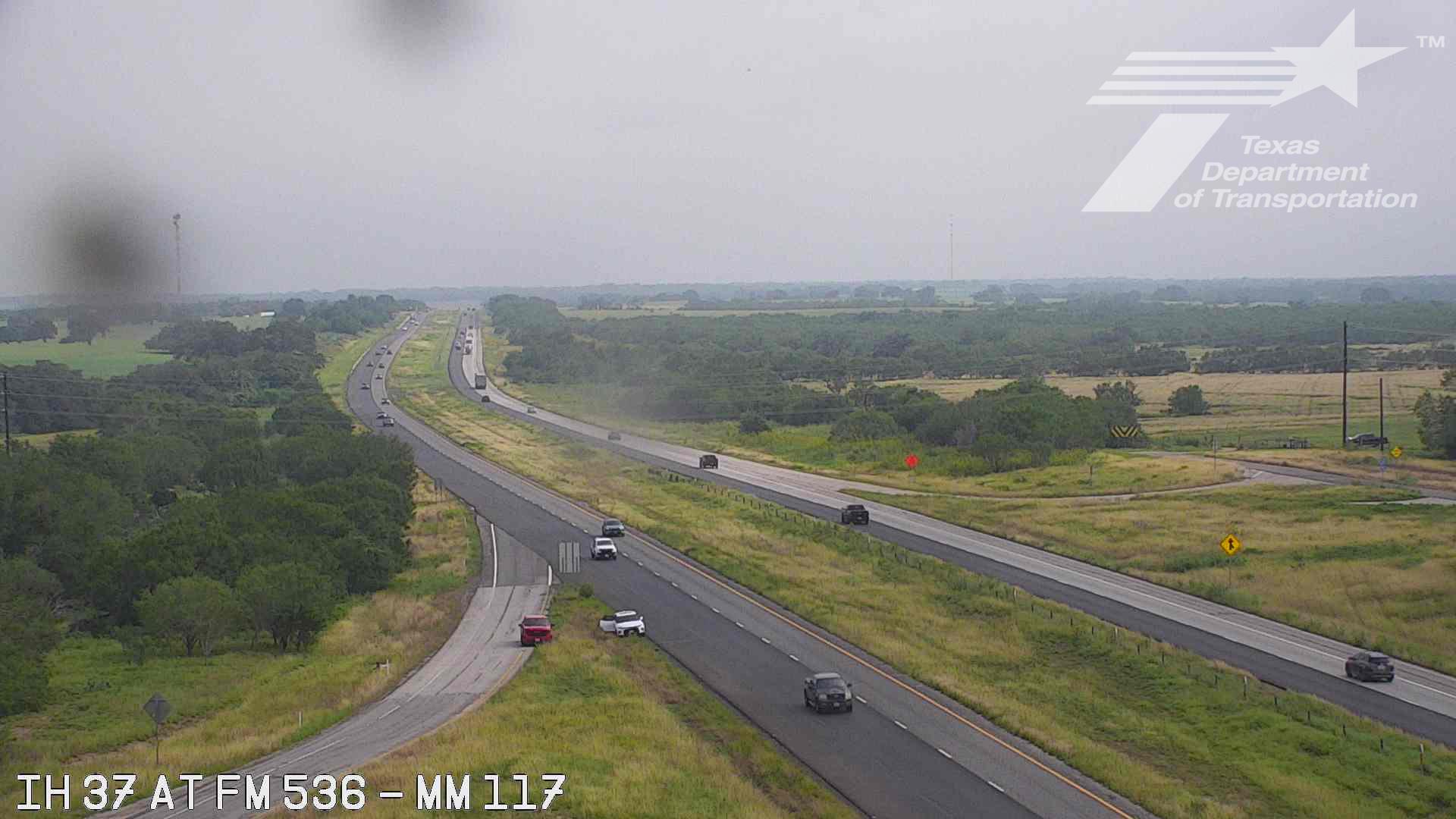 Live snapshot from IH 37 at FM 536 (MM 117)