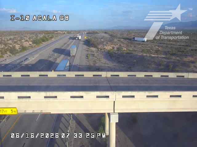 Live snapshot from IH-10 @ Acala Rd MM 68