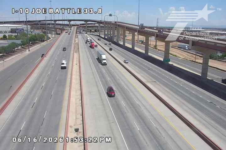 Live snapshot from IH-10 @ Joe Battle