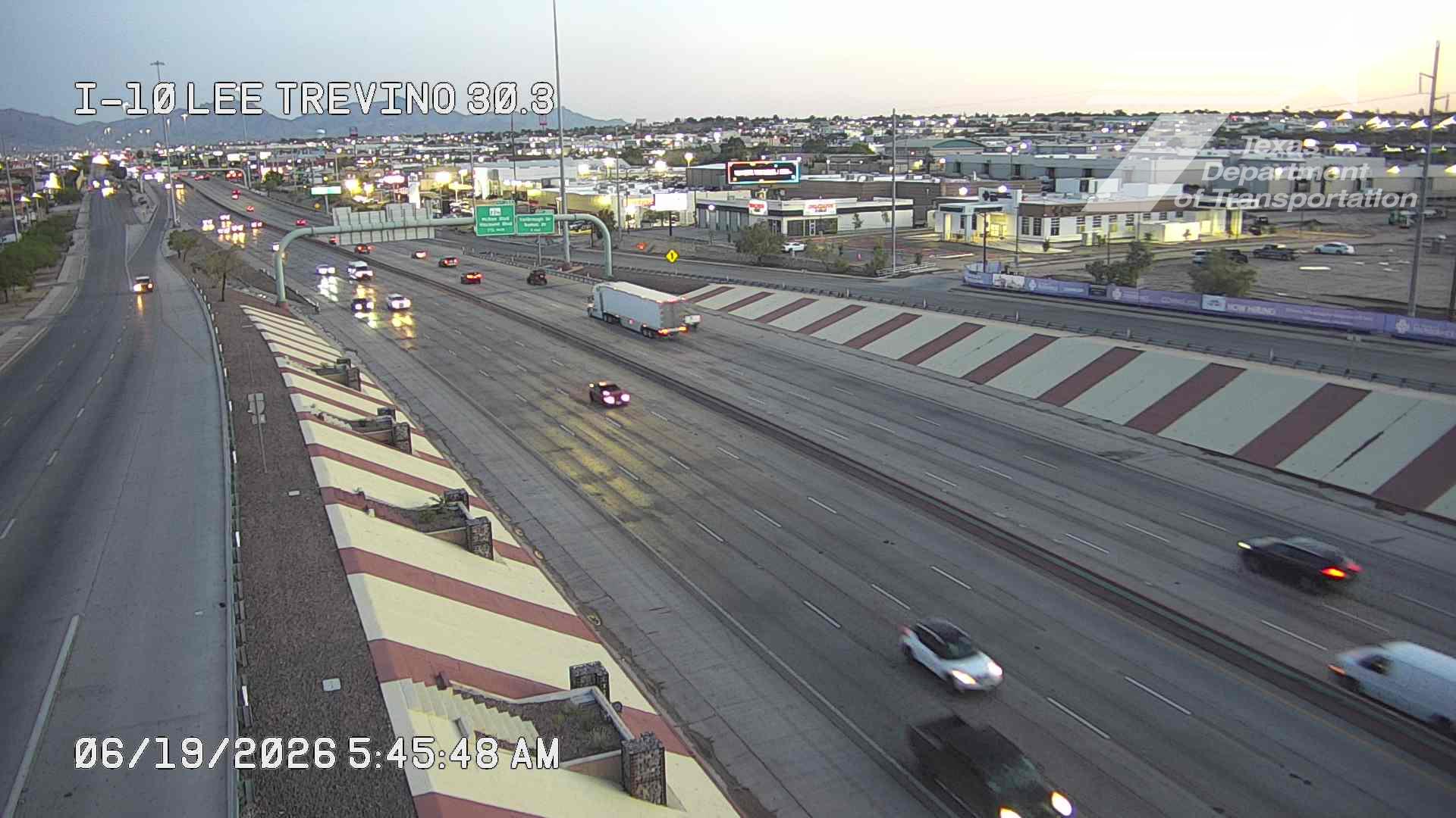 Live snapshot from IH-10 @ Lee Trevino