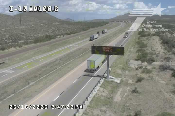 Live snapshot from IH-10 @ MM 100.6