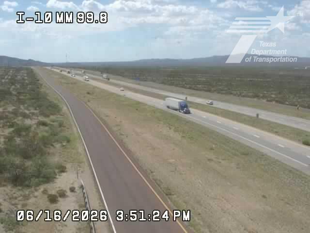 Live snapshot from IH-10 @ MM 99.8