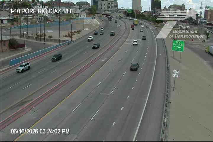 Live snapshot from IH-10 @ Porfirio Diaz