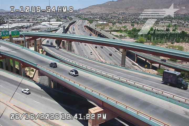 Live snapshot from IH-10 @ US 54 HM S