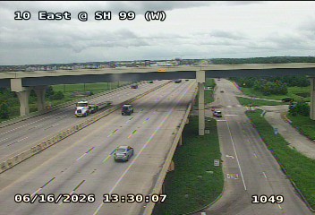Live snapshot from IH-10 East @ SH 99 (W)
