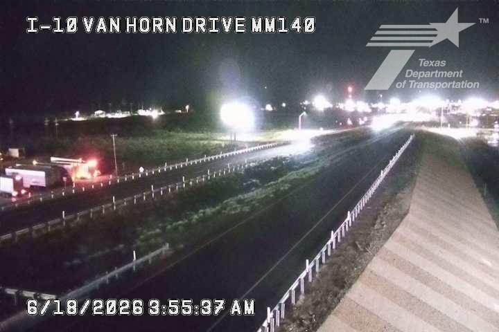 Live snapshot from IH-10 @ Van Horn Drive MM140