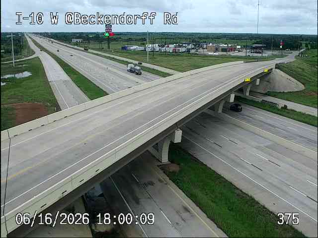 Live snapshot from IH-10 West @ Beckendorff Rd
