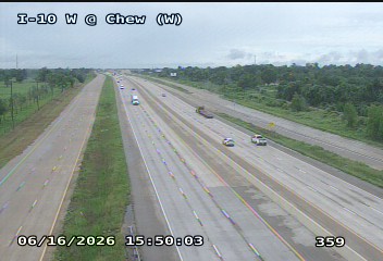 Live snapshot from IH-10 West @ Chew ( W )