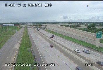 Live snapshot from IH-10 West @ Mlcak ( E )