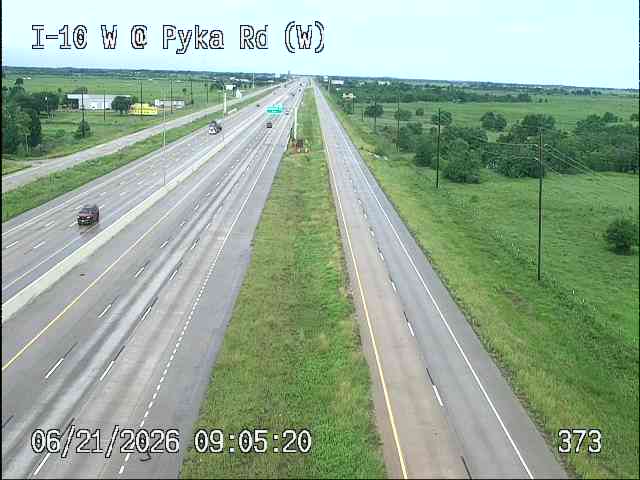Live snapshot from IH-10 West @ Pyka Rd (W)