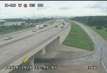 Live snapshot from IH-10 West @ US 90