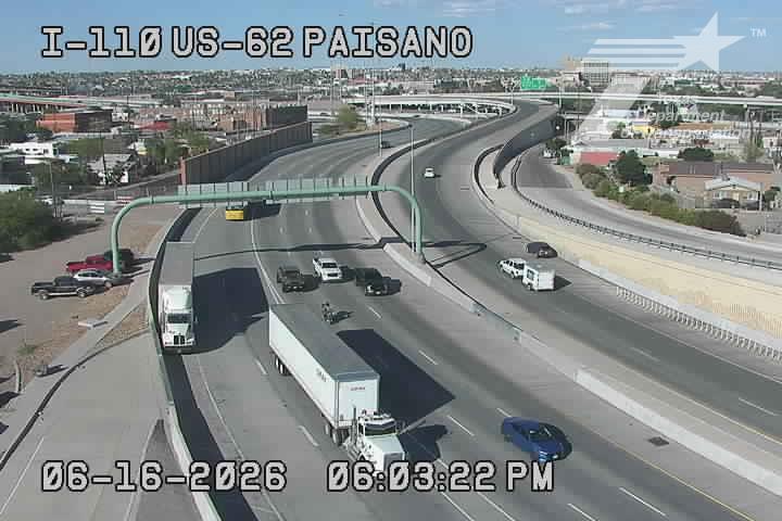 Live snapshot from IH-110 @ US-62 Paisano