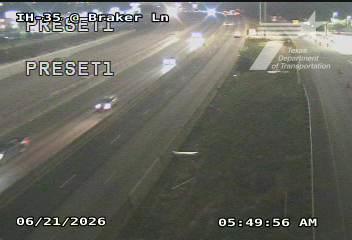 Live snapshot from IH-35 @ Braker Ln