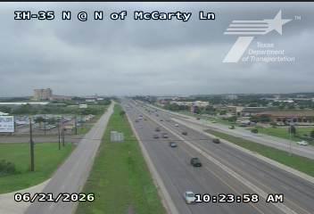 Live snapshot from IH-35 @ N of McCarthy Ln