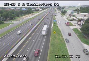 Live snapshot from IH-35 @ Weatherford St