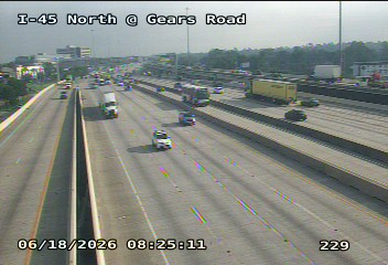 Live snapshot from IH-45 North @ Gears Road