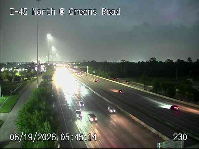 Live snapshot from IH-45 North @ Greens Road