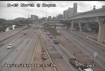 Live snapshot from IH-45 North @ Hogan