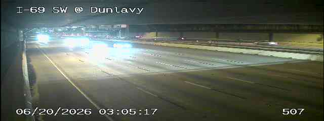 Live snapshot from IH-69 Southwest @ Dunlavy
