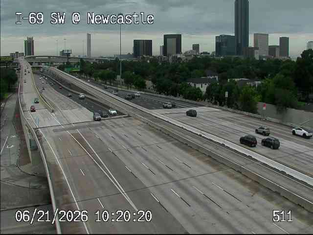 Live snapshot from IH-69 Southwest @ Newcastle
