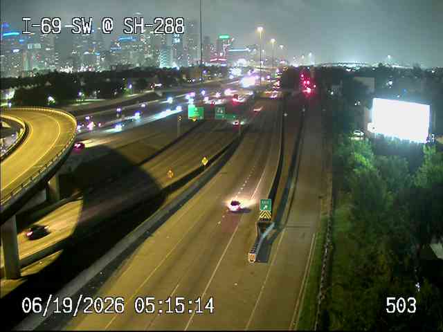 Live snapshot from IH-69 Southwest @ SH 288