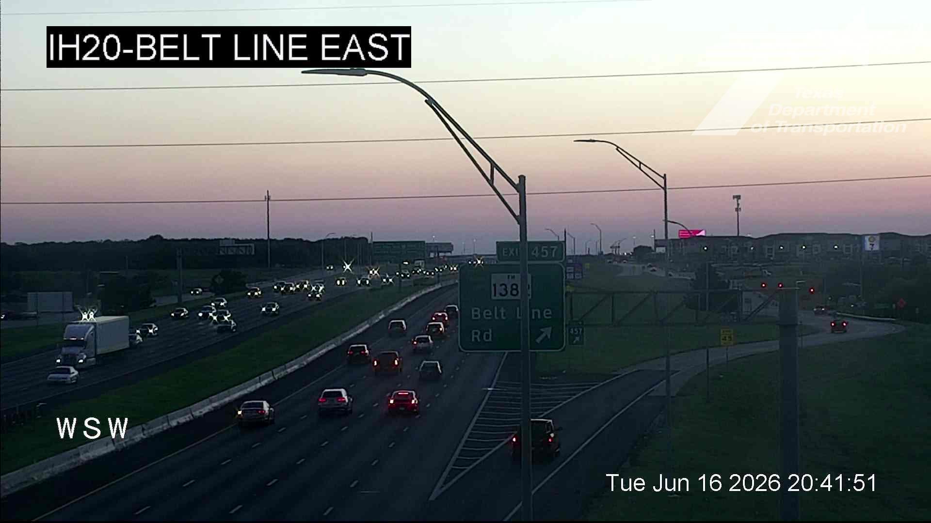 Live snapshot from IH20 @ Belt Line East
