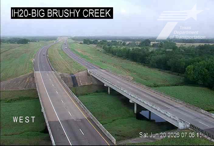 Live snapshot from IH20 @ Big Brushy Creek