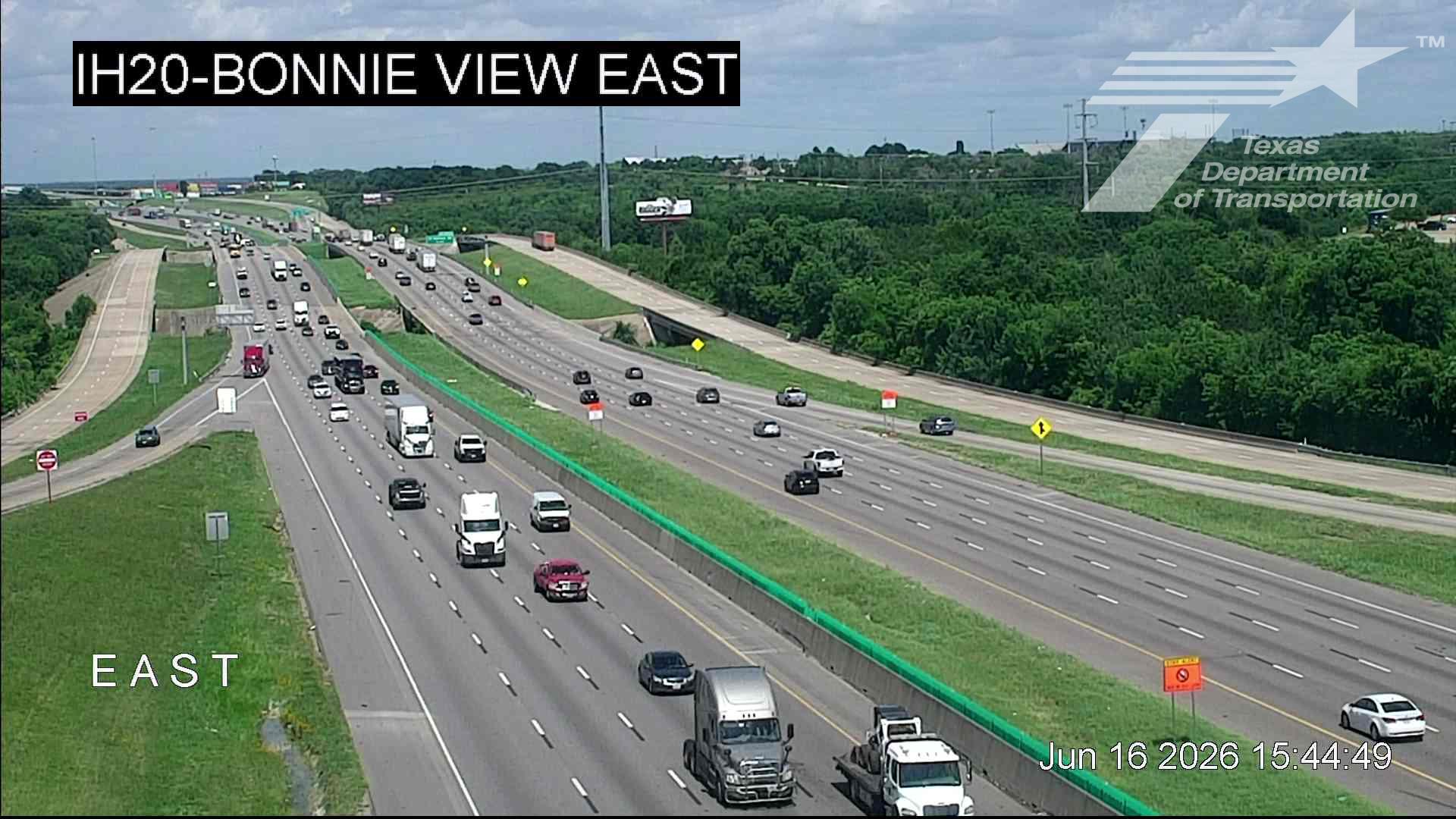 Live snapshot from IH20 @ Bonnie View East