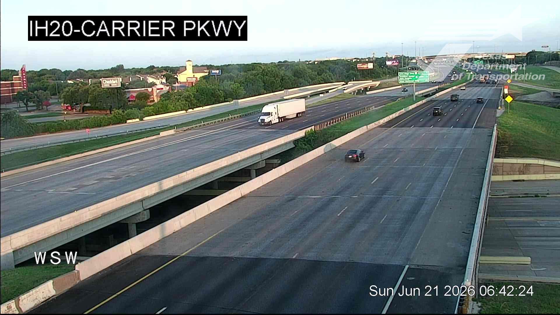 Live snapshot from IH20 @ Carrier Pkwy