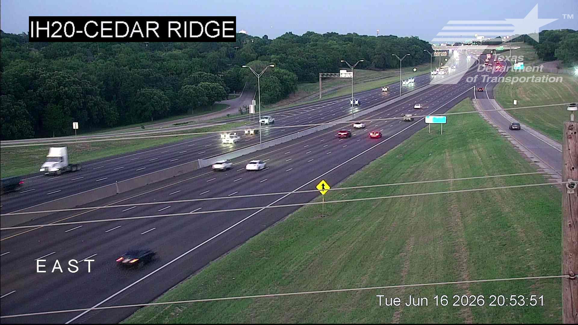 Live snapshot from IH20 @ Cedar Ridge