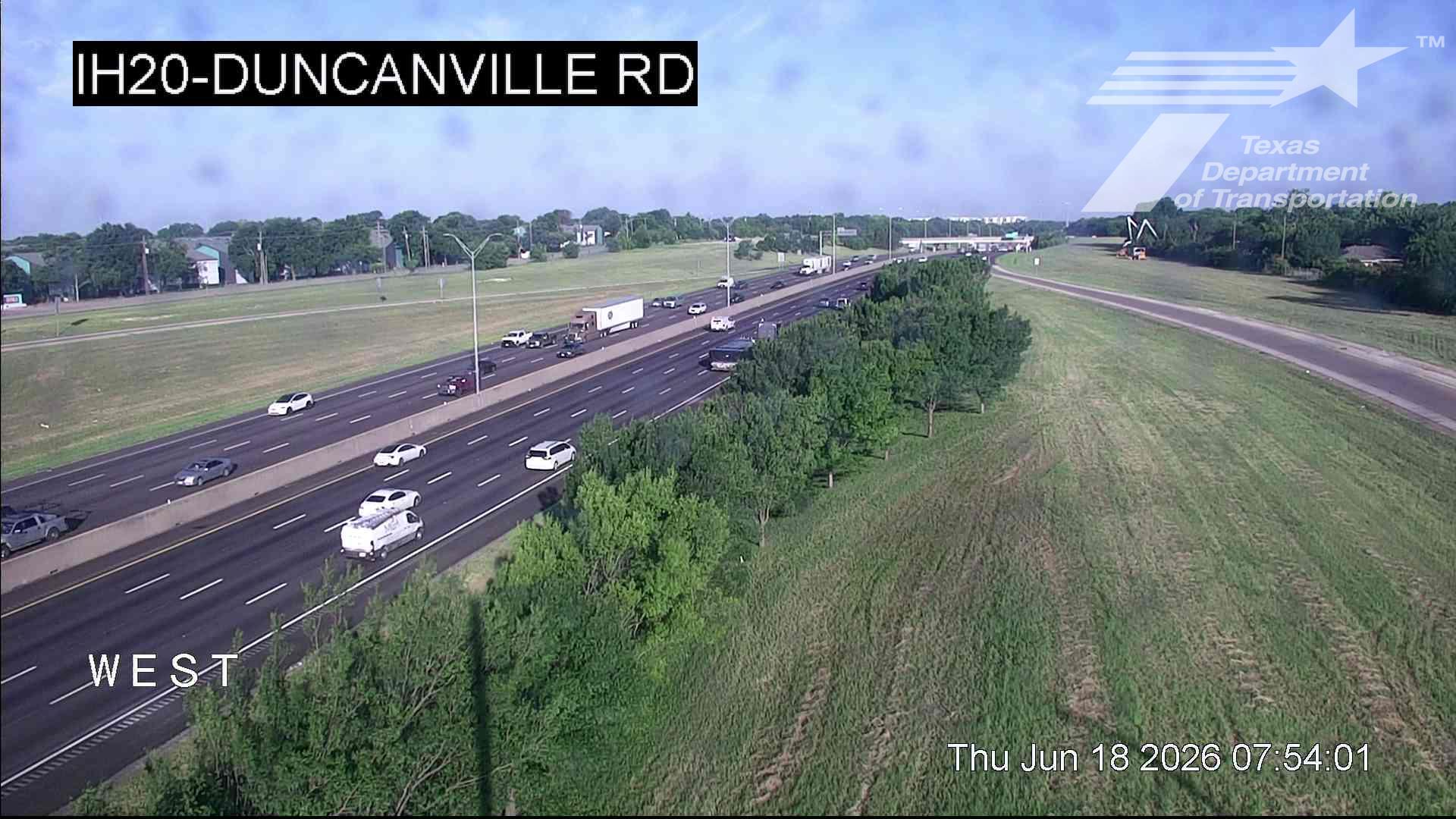 Live snapshot from IH20 @ Duncanville Rd