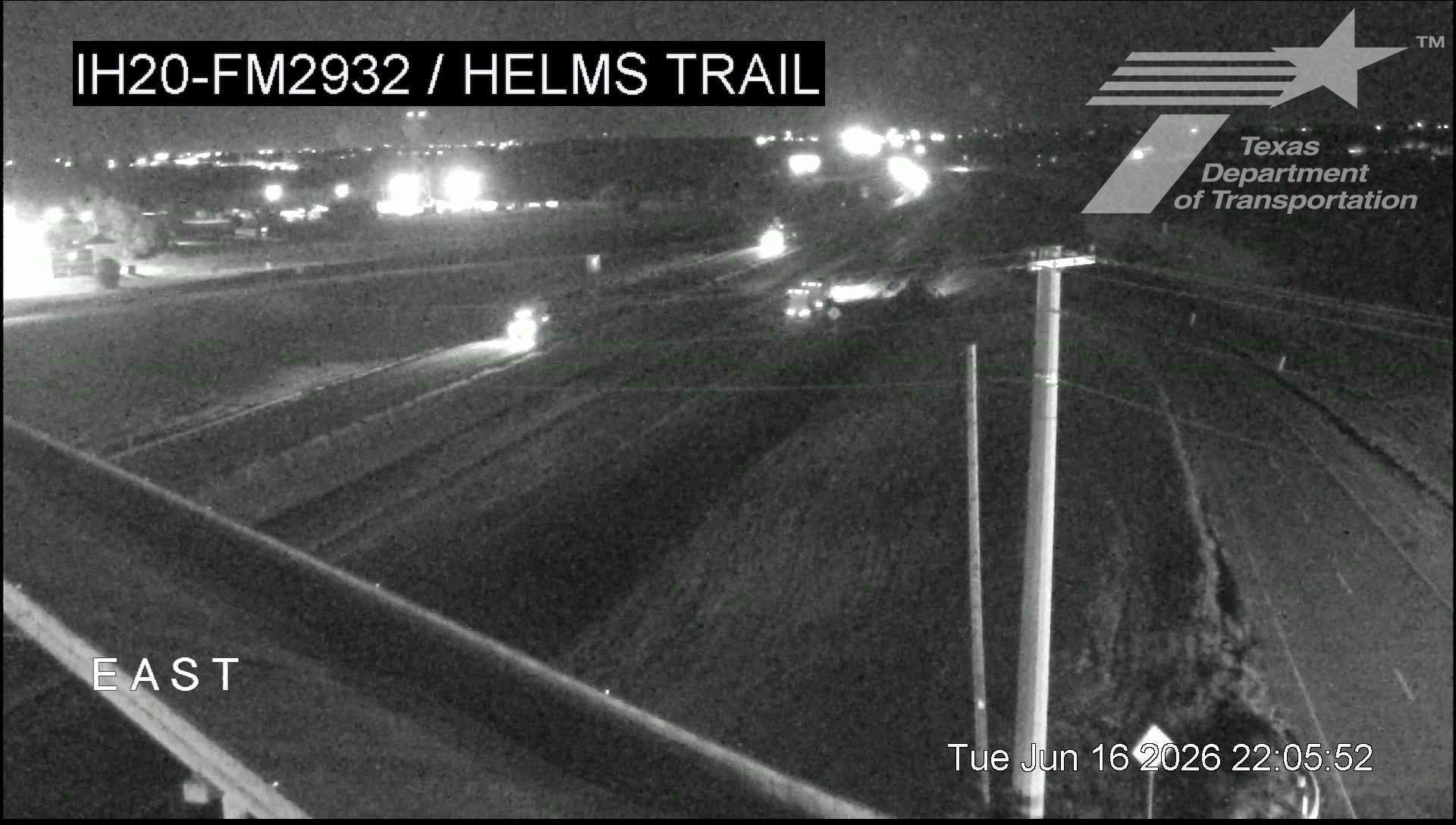 Live snapshot from IH20 @ FM2932-Helms Trail