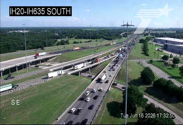 Live snapshot from IH20 @ IH635 South