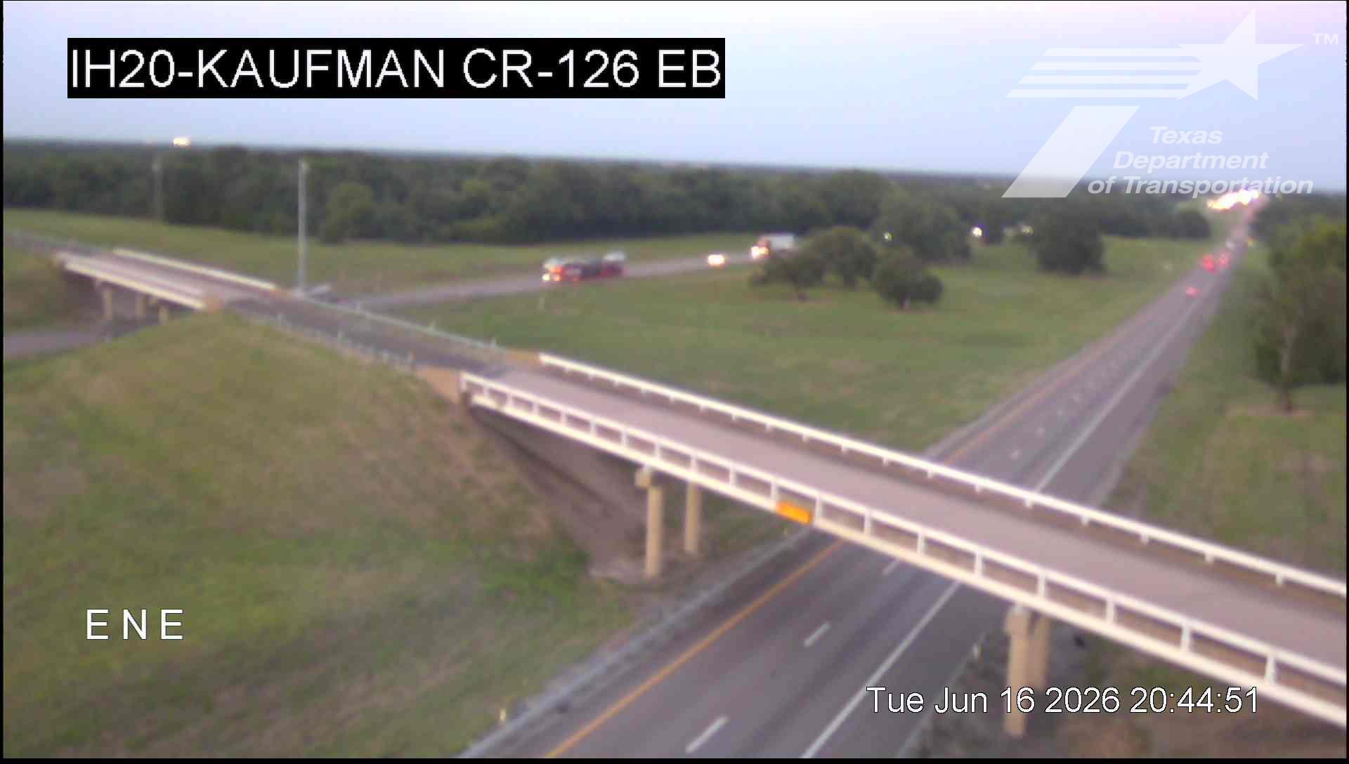 Live snapshot from IH20 @ Kaufman CR-126 EB