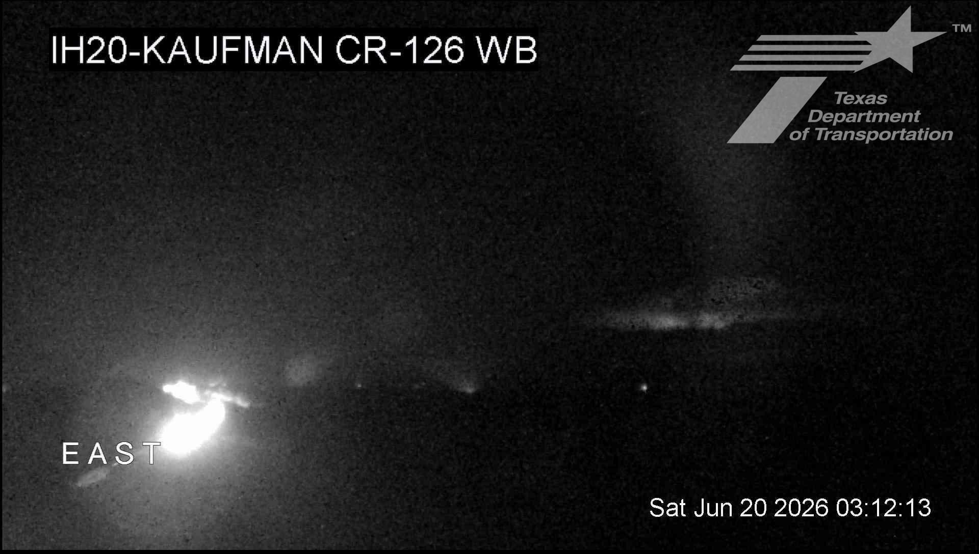 Live snapshot from IH20 @ Kaufman CR-126 WB
