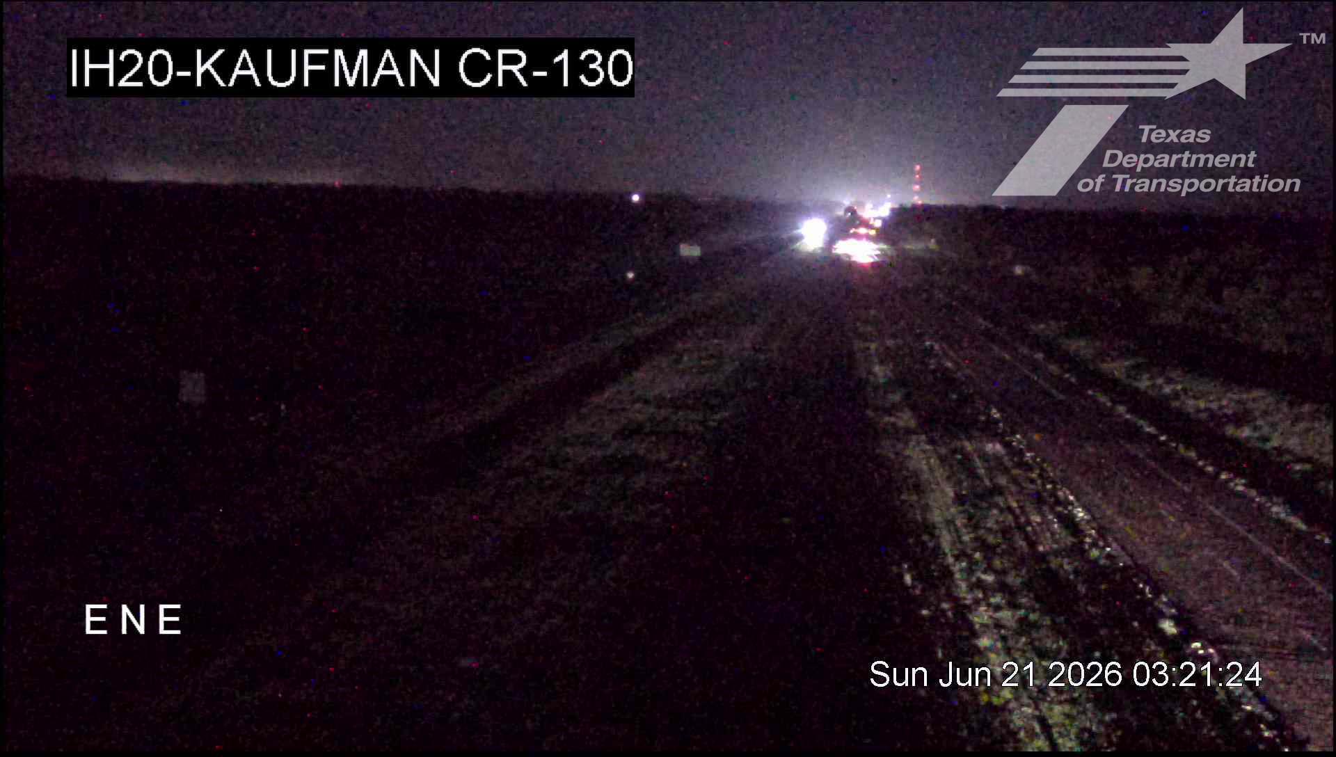 Live snapshot from IH20 @ Kaufman CR-130