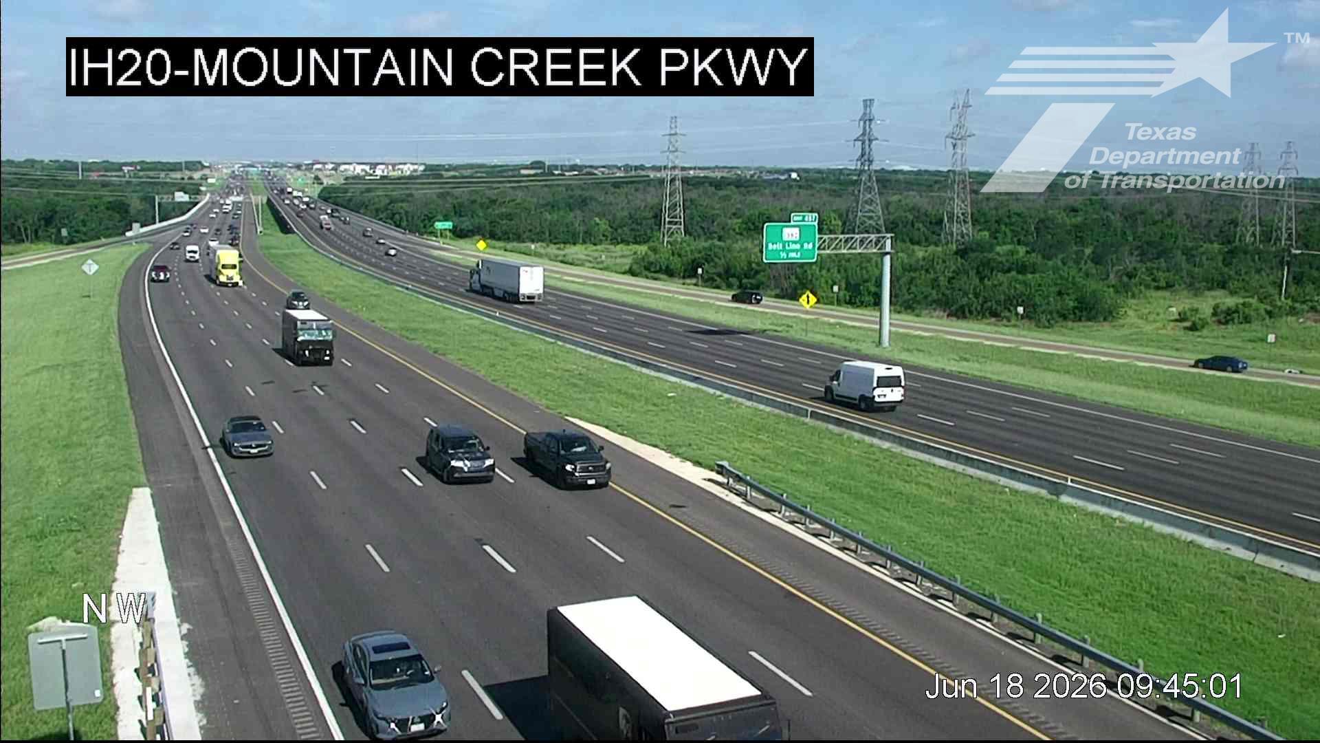 Live snapshot from IH20 @ Mountain Creek Pkwy
