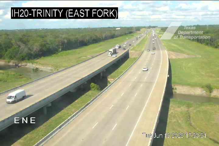 Live snapshot from IH20 @ Trinity (East Fork)