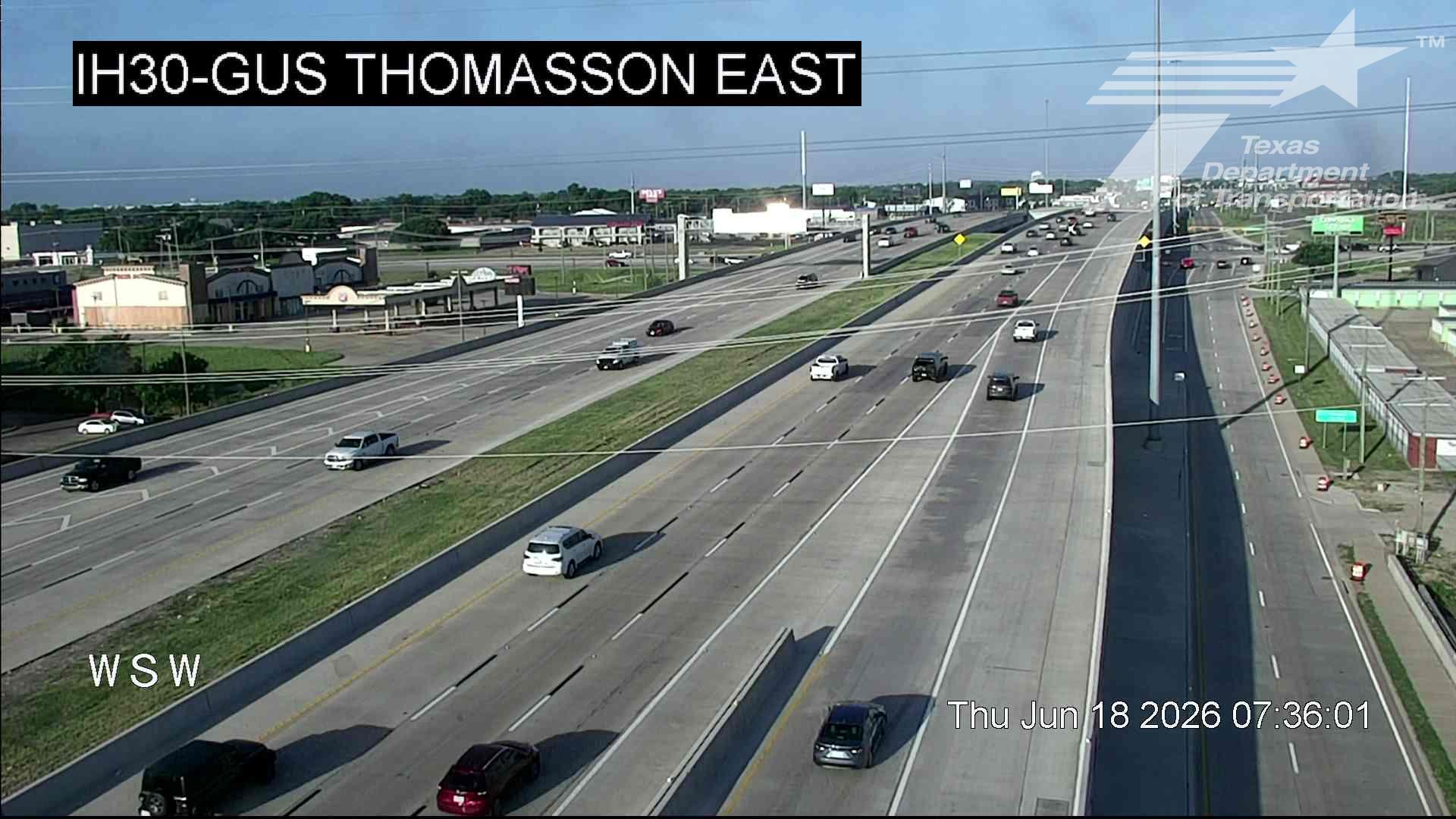 Live snapshot from IH30 @ Gus Thomasson East