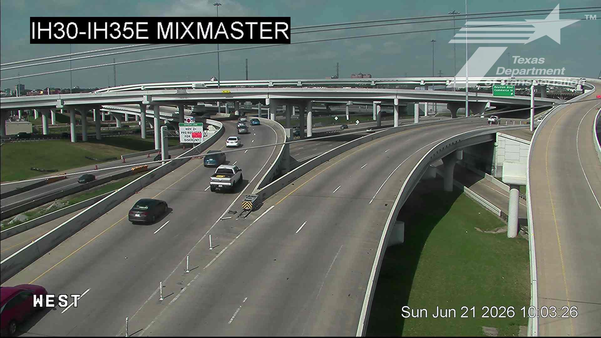 Live snapshot from IH30 @ IH35E Mixmaster