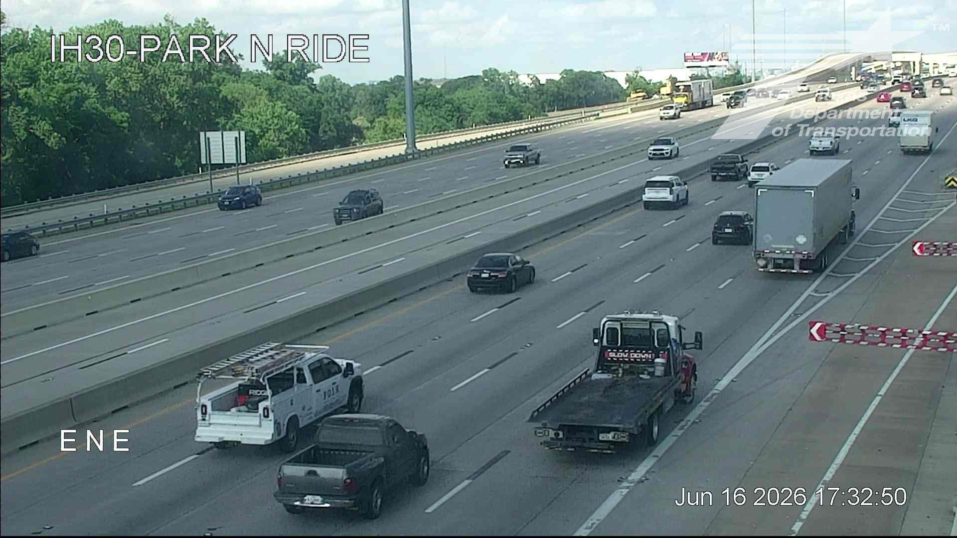 Live snapshot from IH30 @ Park N Ride