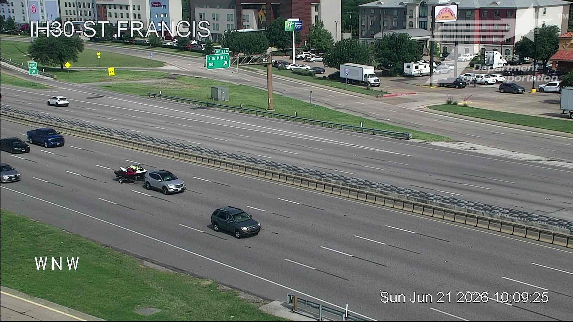 Live snapshot from IH30 @ St Francis