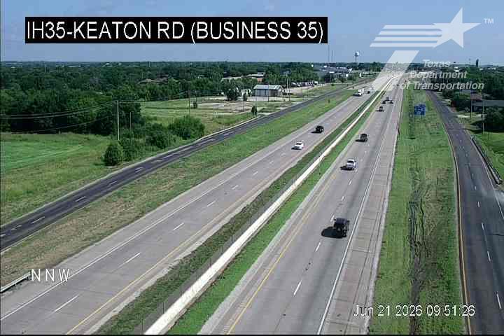 Live snapshot from IH35 @ Keaton Rd (Business 35)